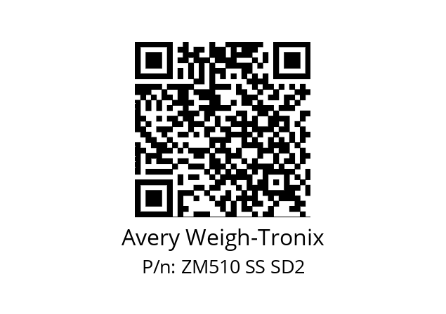   Avery Weigh-Tronix ZM510 SS SD2