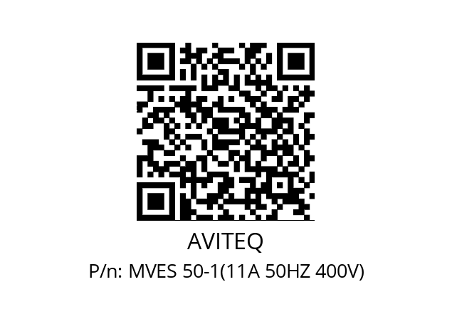   AVITEQ MVES 50-1(11A 50HZ 400V)