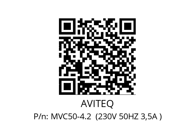   AVITEQ MVC50-4.2  (230V 50HZ 3,5A )