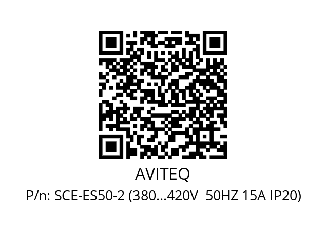   AVITEQ SCE-ES50-2 (380...420V  50HZ 15A IP20)