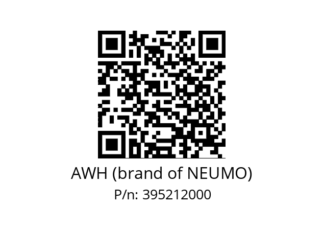   AWH (brand of NEUMO) 395212000