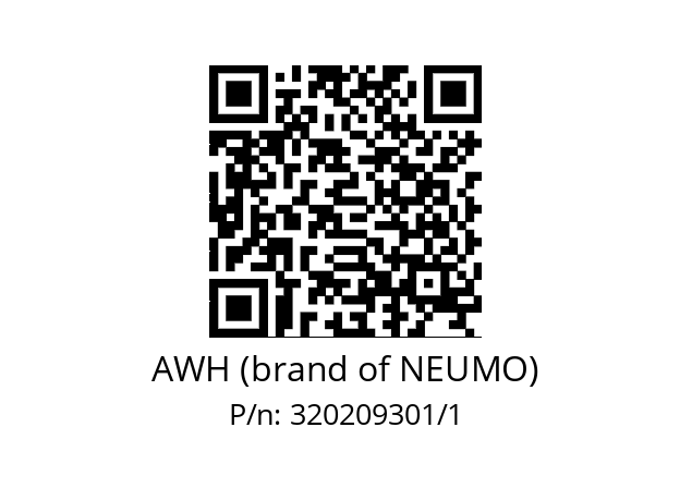   AWH (brand of NEUMO) 320209301/1