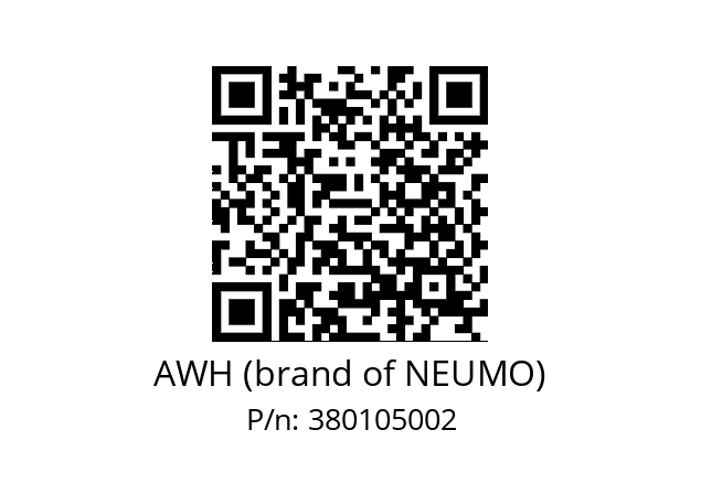   AWH (brand of NEUMO) 380105002