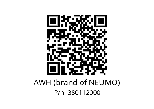   AWH (brand of NEUMO) 380112000