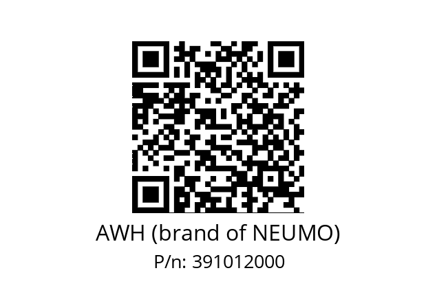   AWH (brand of NEUMO) 391012000