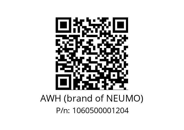   AWH (brand of NEUMO) 1060500001204