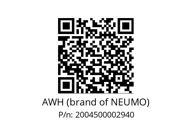   AWH (brand of NEUMO) 2004500002940