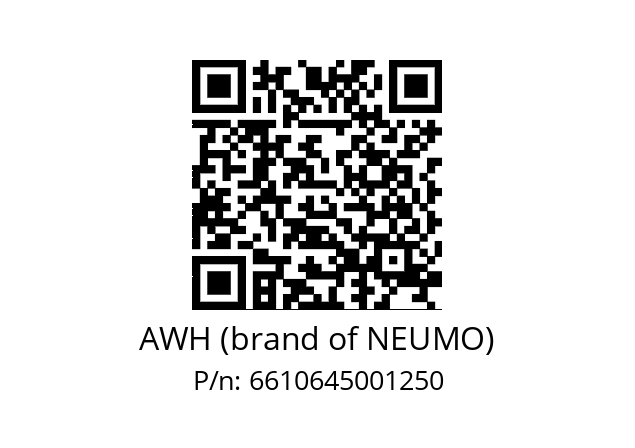   AWH (brand of NEUMO) 6610645001250