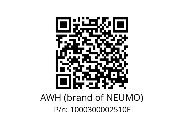   AWH (brand of NEUMO) 1000300002510F