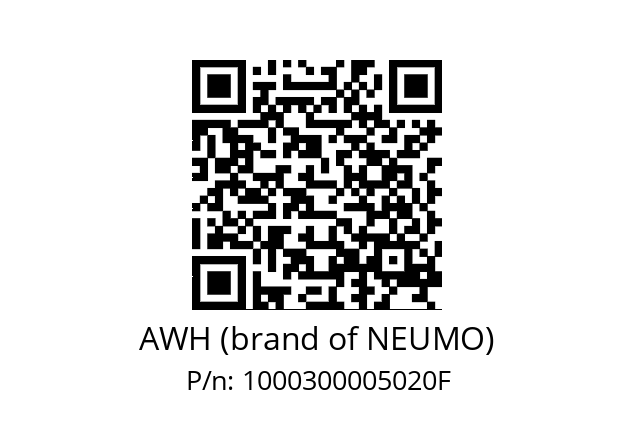   AWH (brand of NEUMO) 1000300005020F