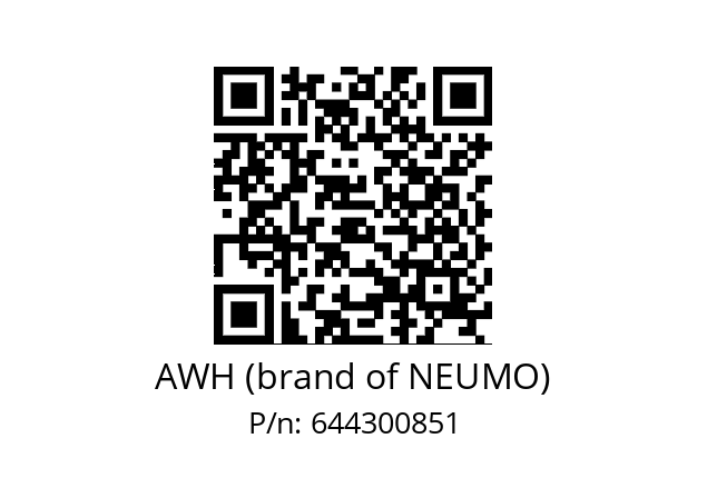   AWH (brand of NEUMO) 644300851