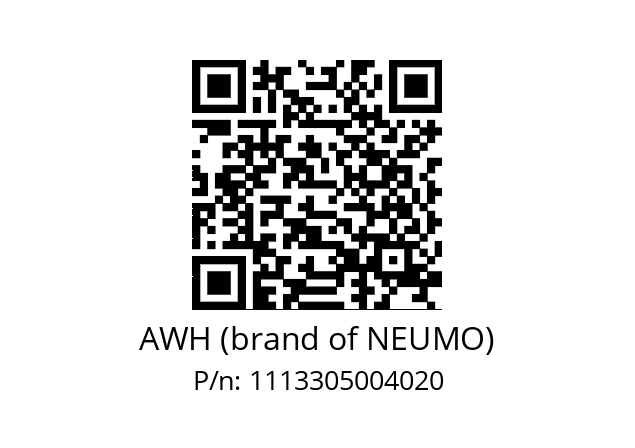   AWH (brand of NEUMO) 1113305004020