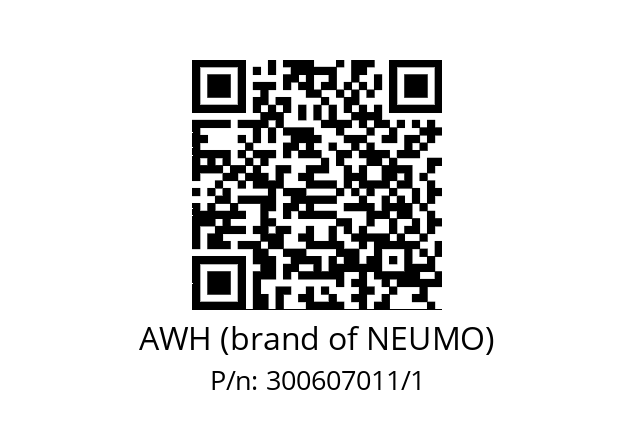   AWH (brand of NEUMO) 300607011/1