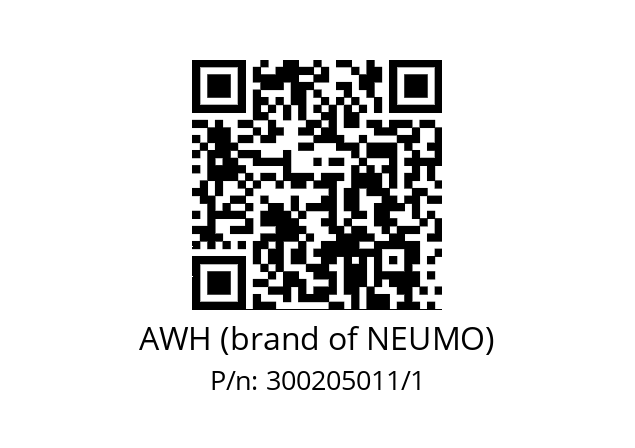   AWH (brand of NEUMO) 300205011/1