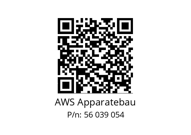   AWS Apparatebau 56 039 054