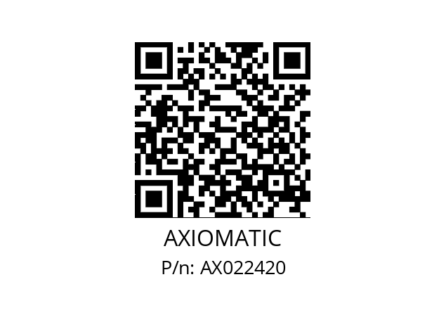   AXIOMATIC AX022420