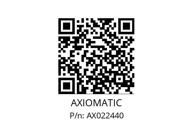   AXIOMATIC AX022440