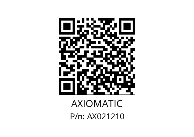   AXIOMATIC AX021210