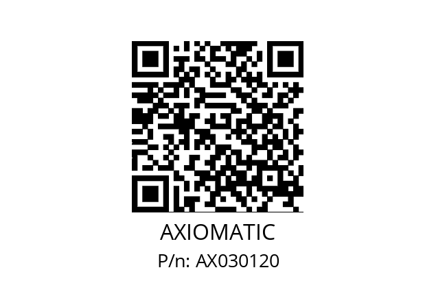   AXIOMATIC AX030120