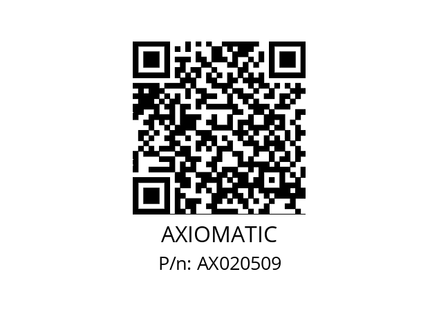   AXIOMATIC AX020509