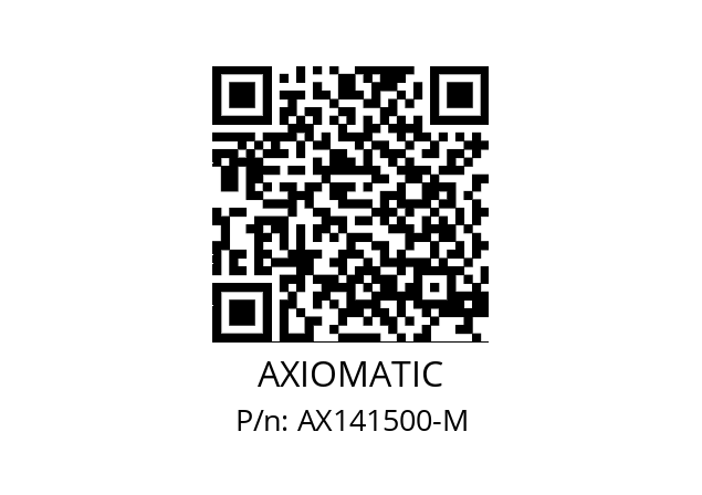   AXIOMATIC AX141500-M