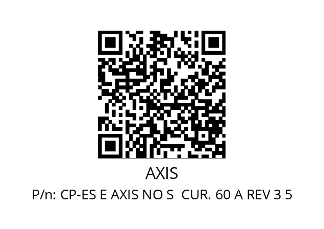   AXIS CP-ES E AXIS NO S  CUR. 60 A REV 3 5