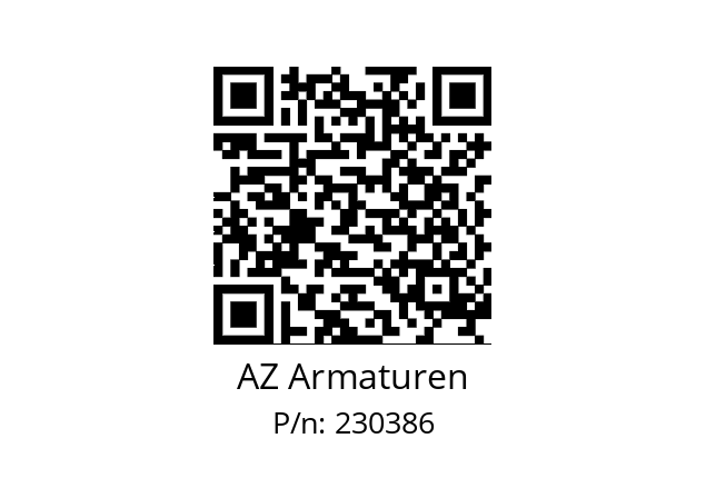   AZ Armaturen 230386