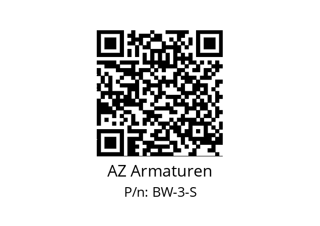   AZ Armaturen BW-3-S