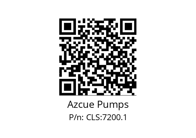   Azcue Pumps CLS:7200.1