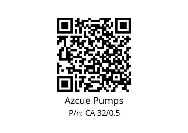   Azcue Pumps CA 32/0.5