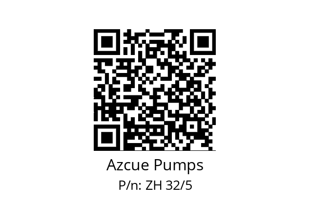  283763 Azcue Pumps ZH 32/5