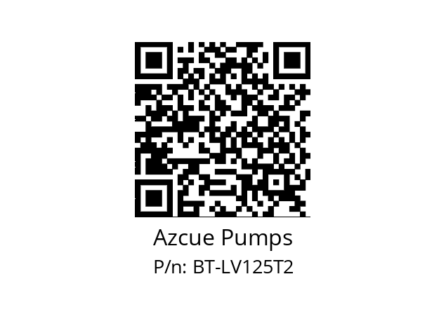   Azcue Pumps BT-LV125T2