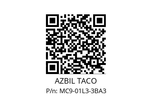   AZBIL TACO MC9-01L3-3BA3