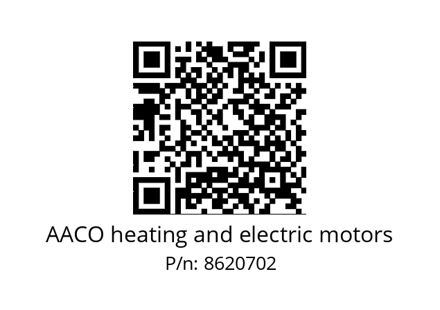   AACO heating and electric motors 8620702