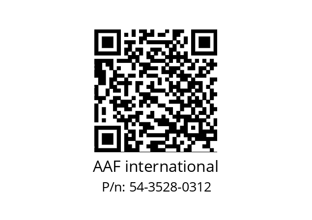   AAF international 54-3528-0312