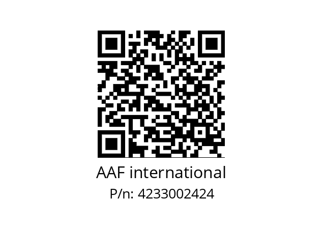   AAF international 4233002424