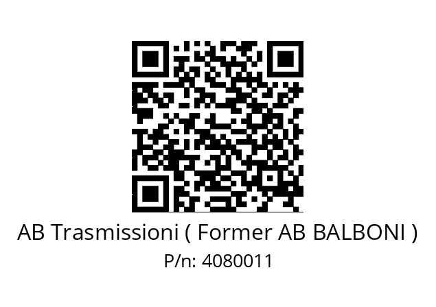   AB Trasmissioni ( Former AB BALBONI ) 4080011