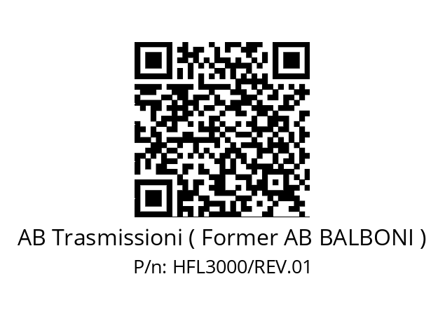   AB Trasmissioni ( Former AB BALBONI ) HFL3000/REV.01