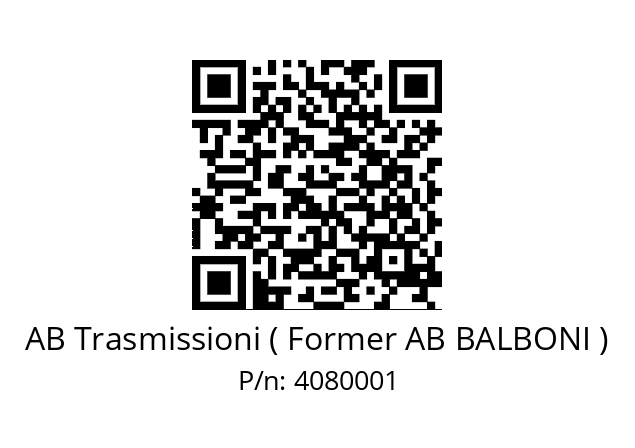   AB Trasmissioni ( Former AB BALBONI ) 4080001