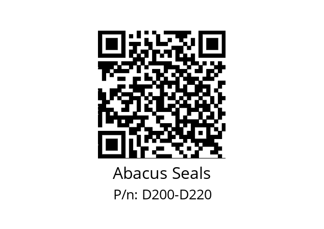   Abacus Seals D200-D220