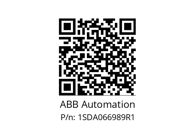   ABB Automation 1SDA066989R1