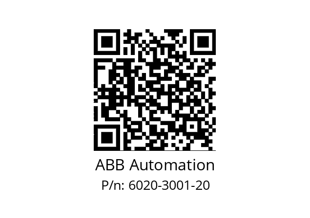   ABB Automation 6020-3001-20