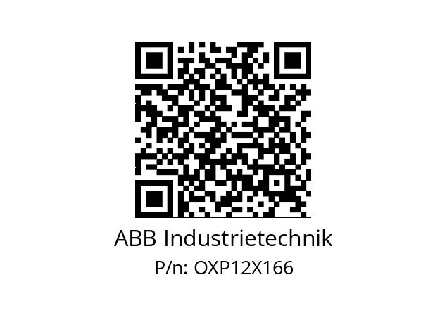   ABB Industrietechnik OXP12X166