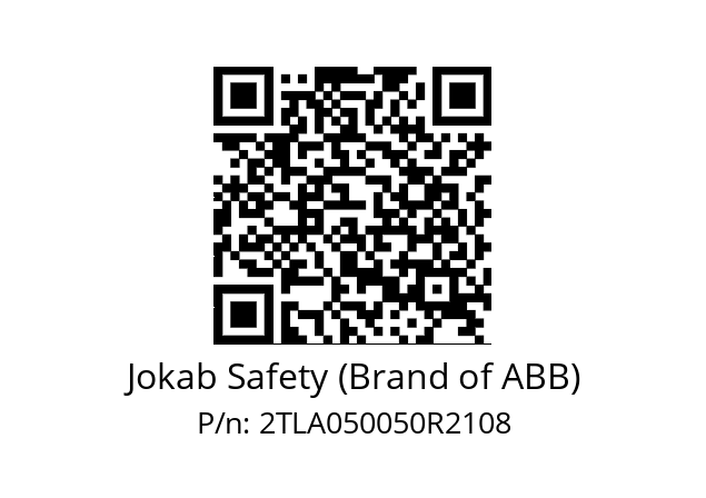   Jokab Safety (Brand of ABB) 2TLA050050R2108