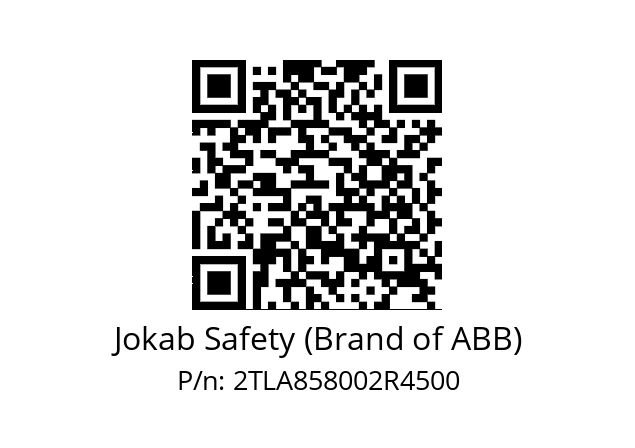   Jokab Safety (Brand of ABB) 2TLA858002R4500