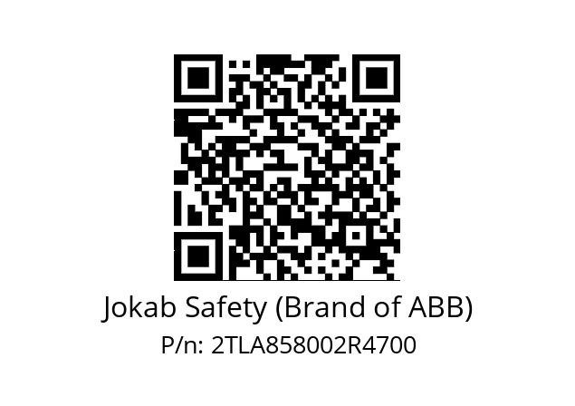   Jokab Safety (Brand of ABB) 2TLA858002R4700