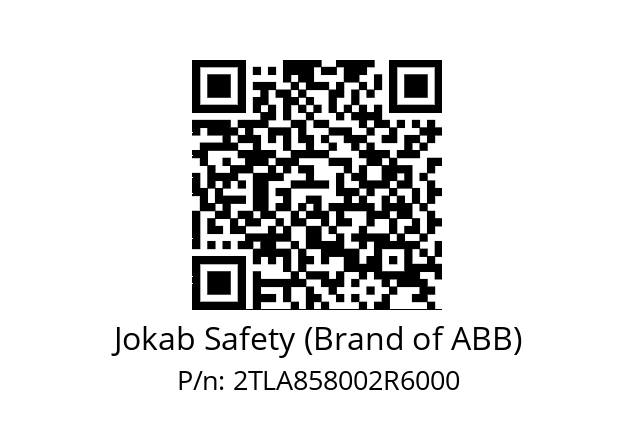   Jokab Safety (Brand of ABB) 2TLA858002R6000