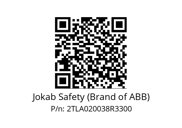   Jokab Safety (Brand of ABB) 2TLA020038R3300