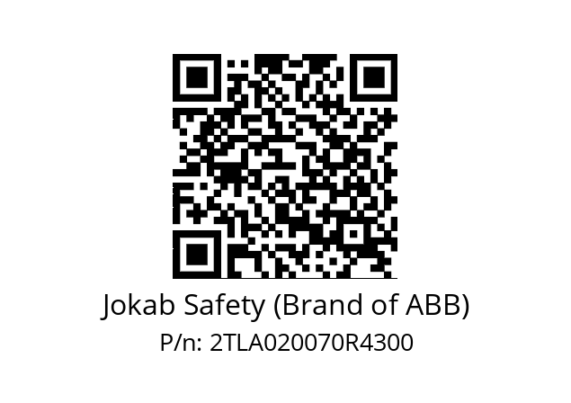   Jokab Safety (Brand of ABB) 2TLA020070R4300