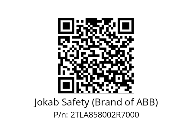   Jokab Safety (Brand of ABB) 2TLA858002R7000